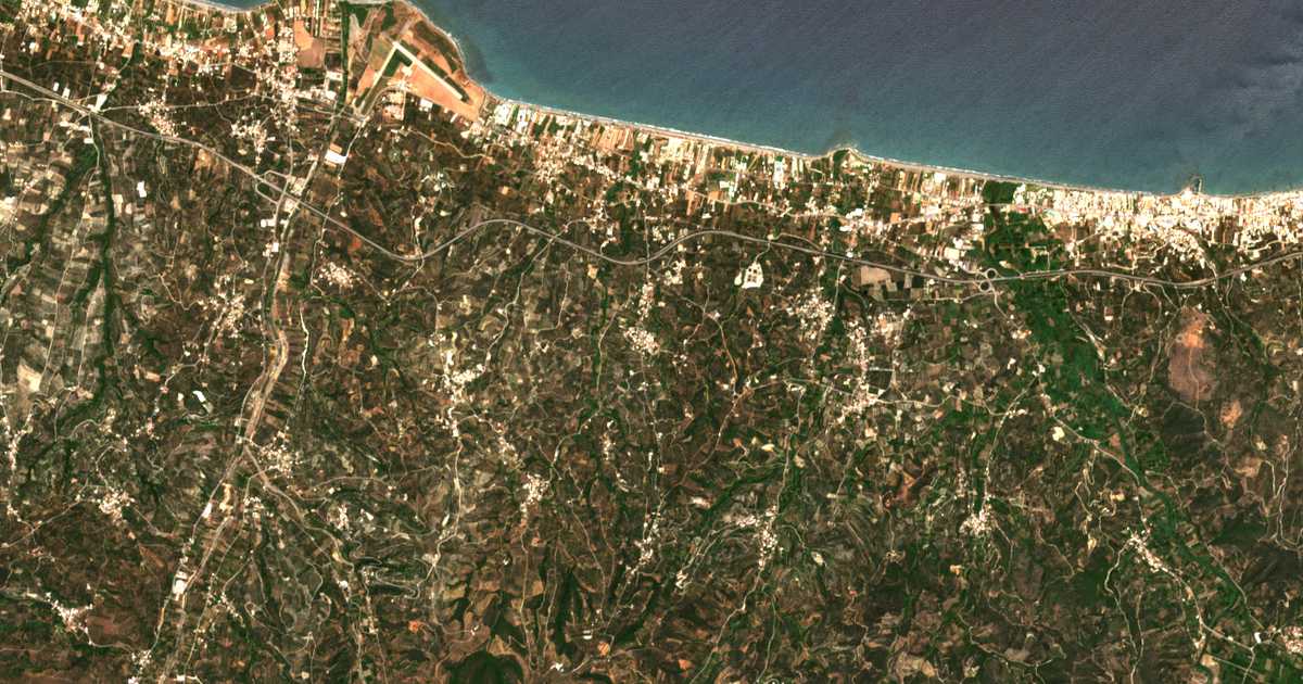 Carte satellite de Kondomarí