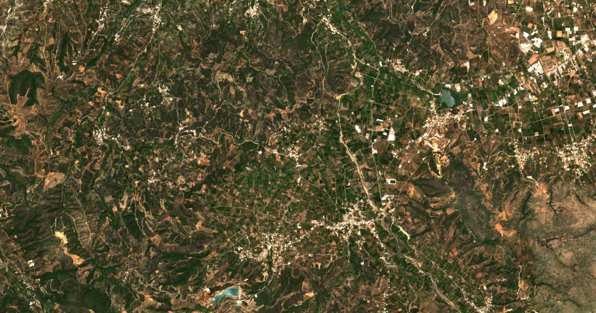 Carte satellite de Koufós