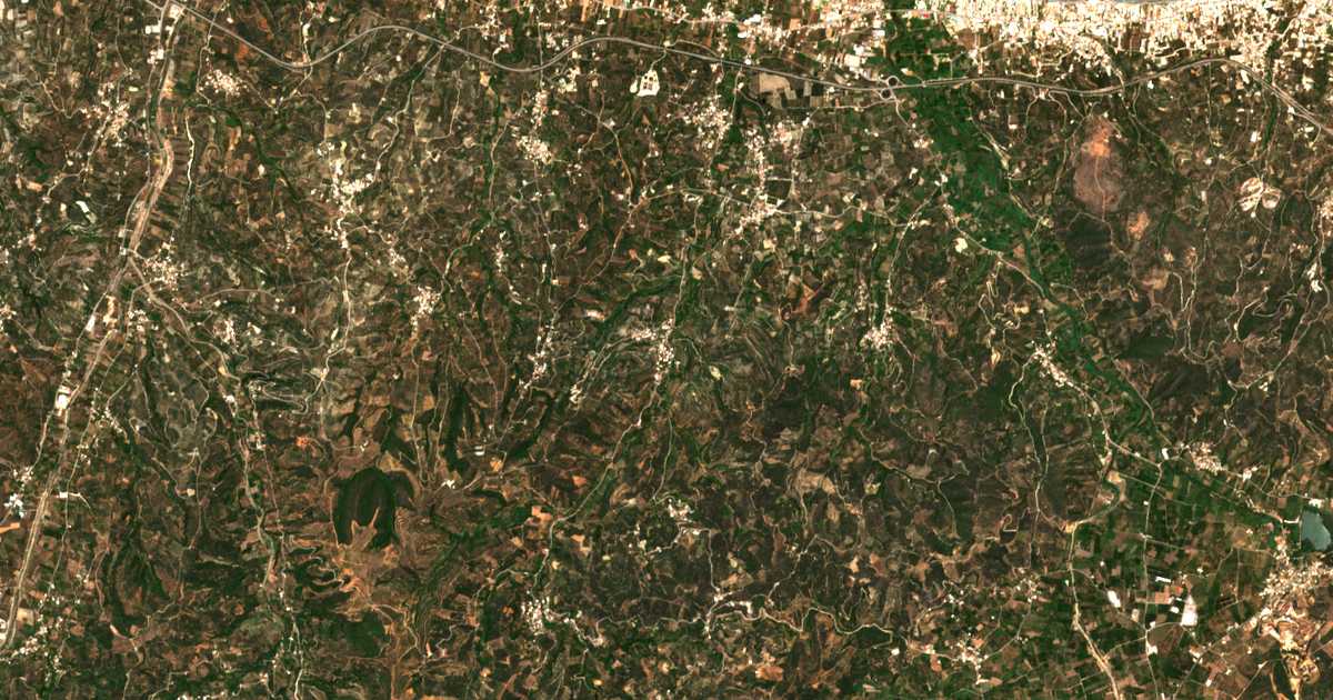 Carte satellite de Loutrákion