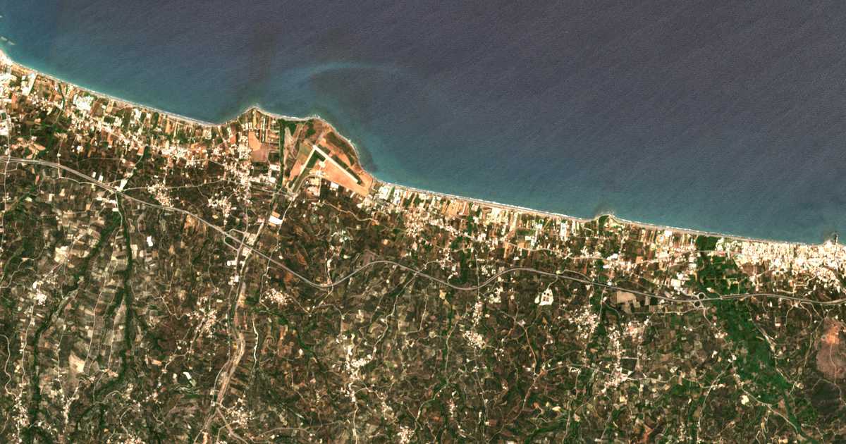 Carte satellite de Máleme