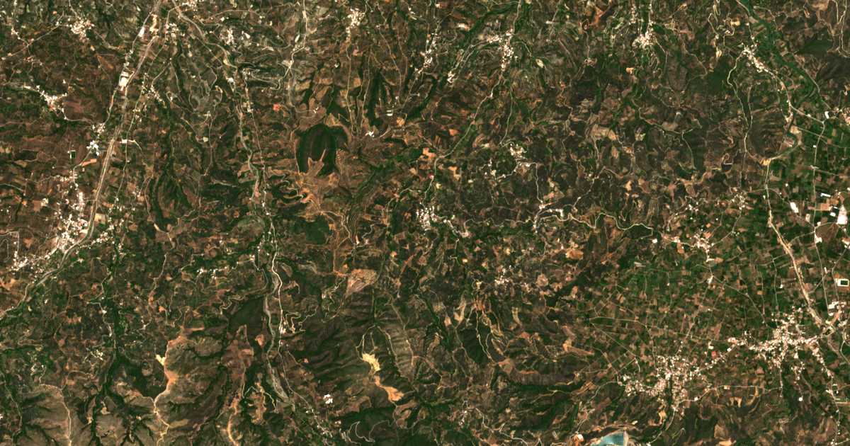 Carte satellite de Manoliópoulon