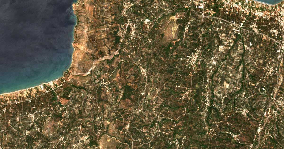 Carte satellite de Nochiá