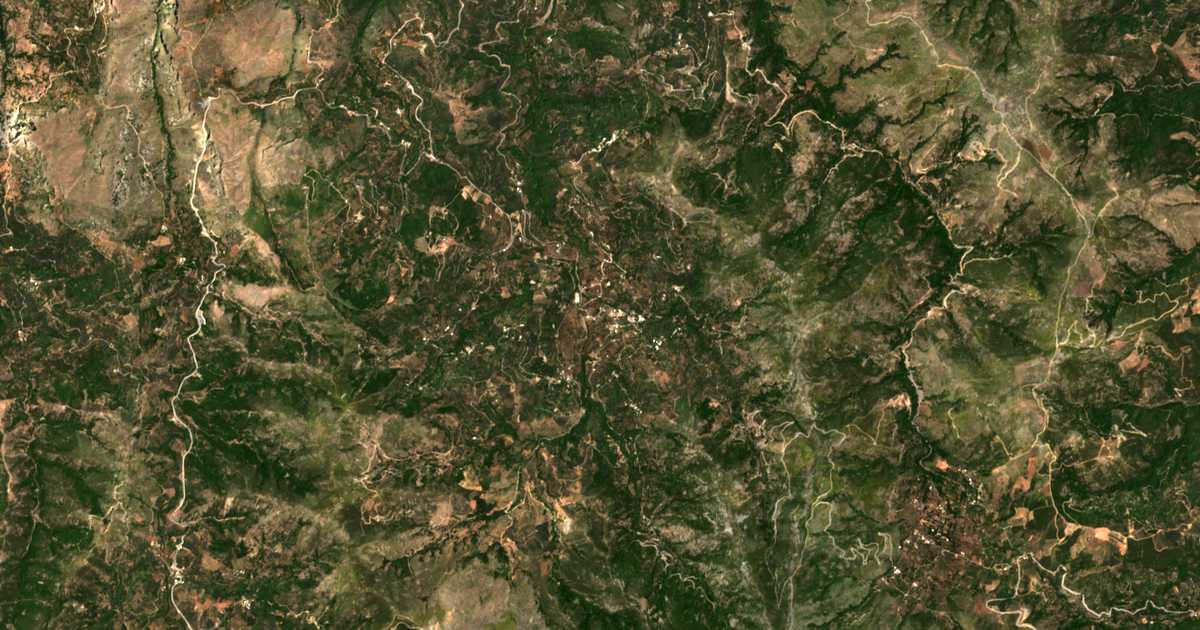 Carte satellite de Paleá Roúmata