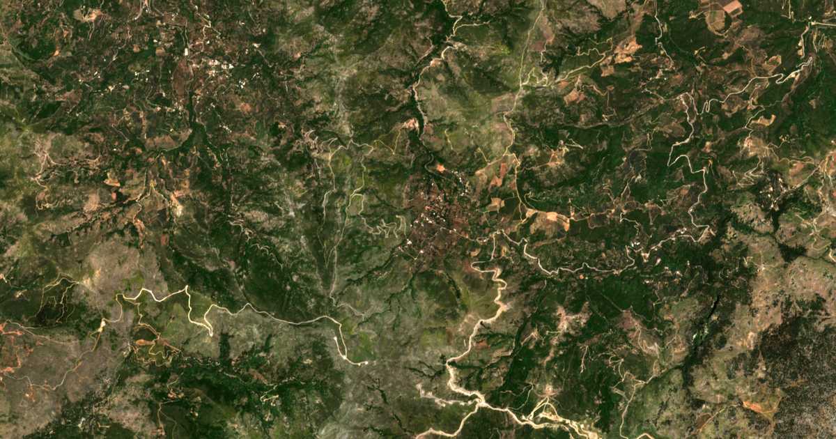 Carte satellite de Sémpronas