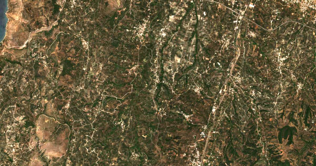 Carte satellite de Voúves