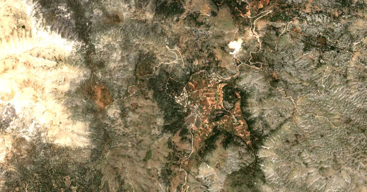 Carte satellite de Ammoudárion