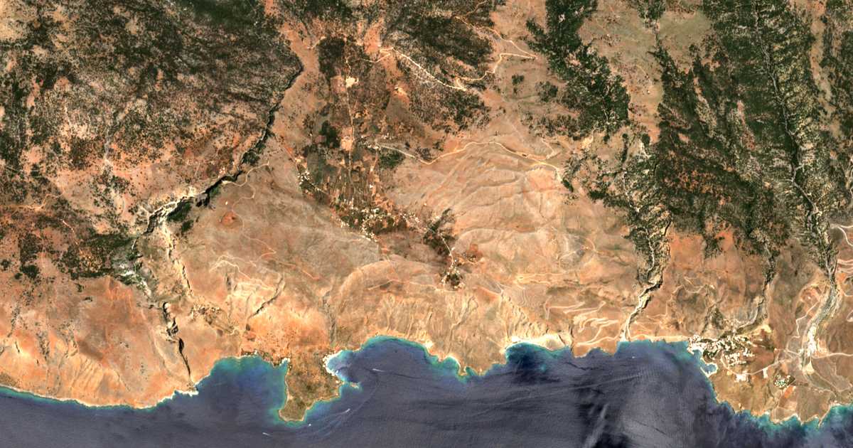 Carte satellite de Anópoli