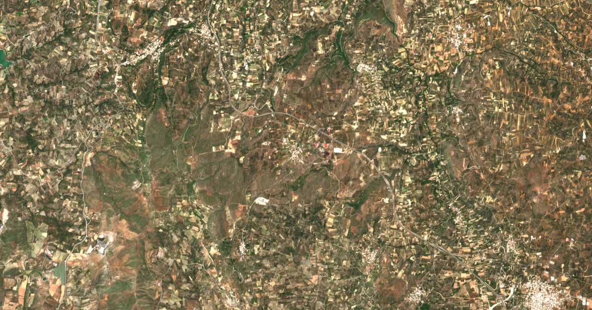 Carte satellite de Alágni