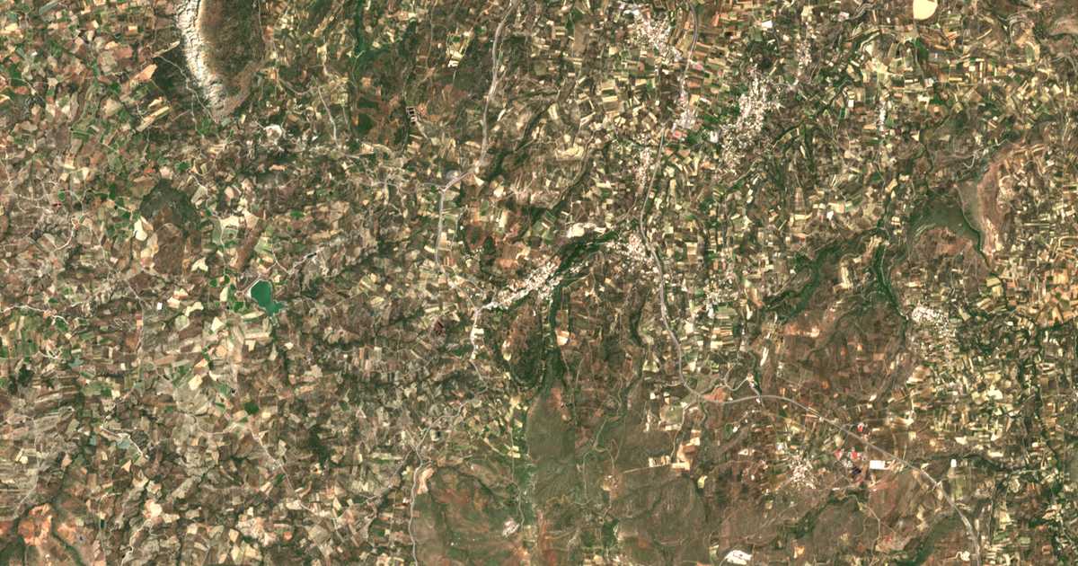 Carte satellite de Choudétsi