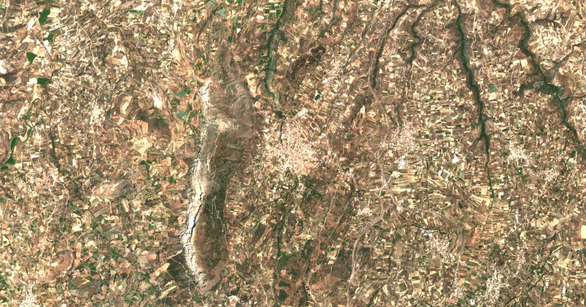 Carte satellite de Archánes