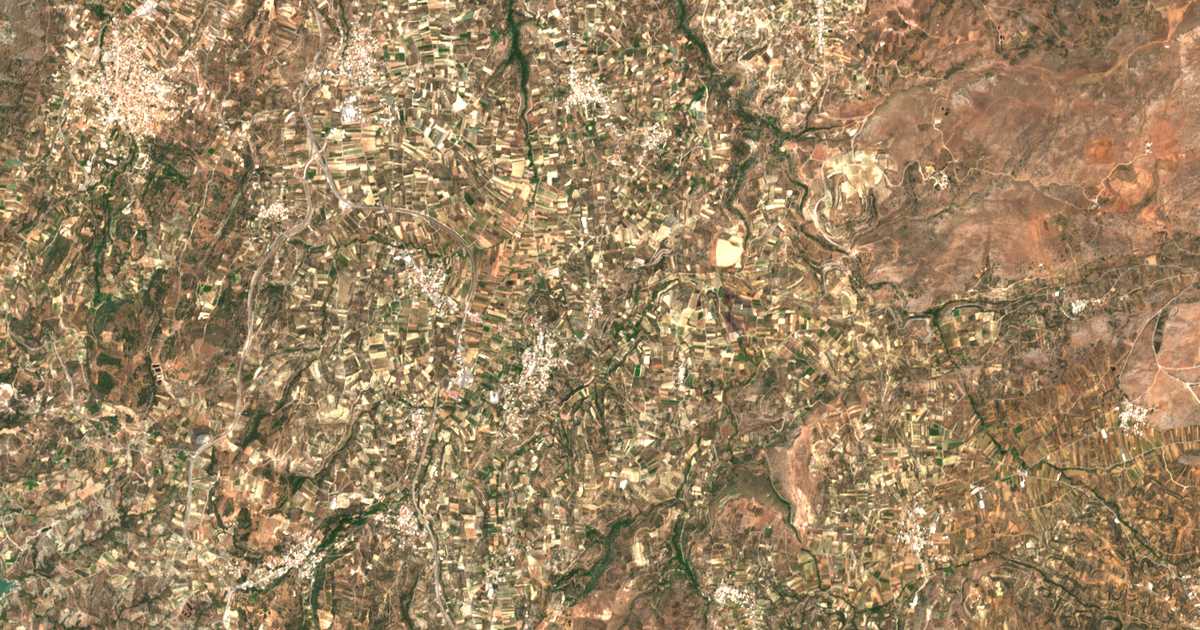 Carte satellite de Kelliá