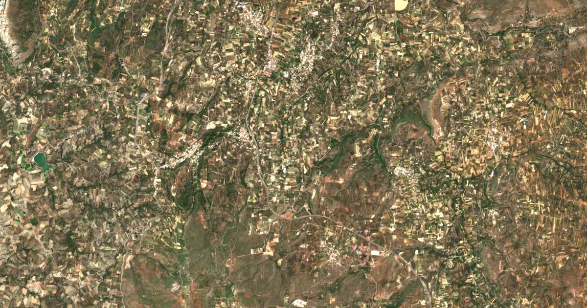 Carte satellite de Melésses