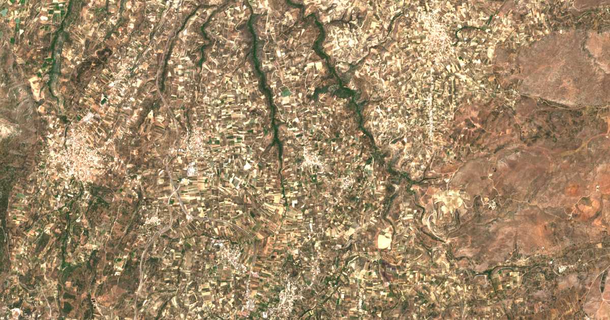 Carte satellite de Myrtiá