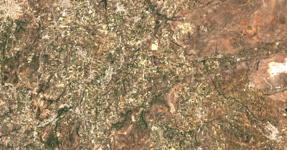 Carte satellite de Filíssia