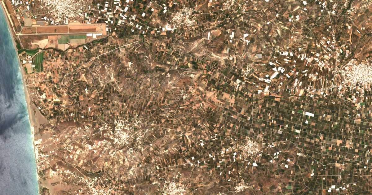 Carte satellite de Ágios Ioánnis