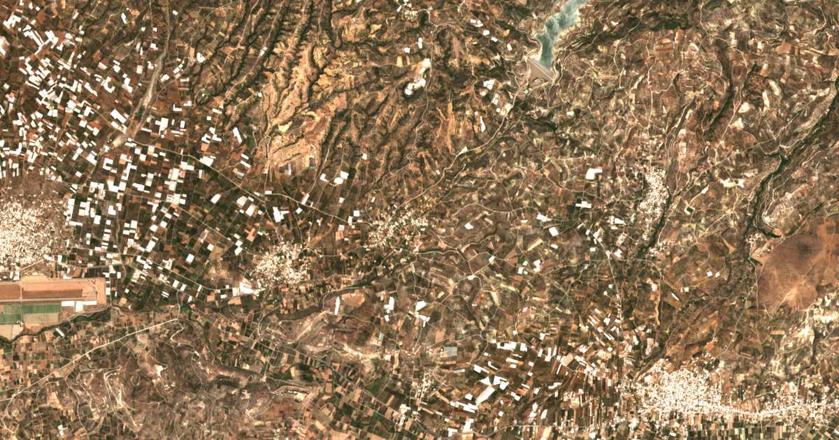 Carte satellite de Faneroméni