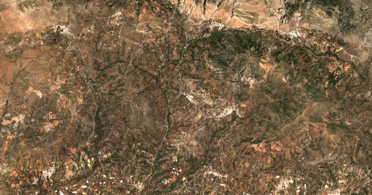 Carte satellite de Grigoriá