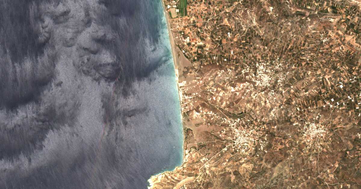 Carte satellite de Kalamákion