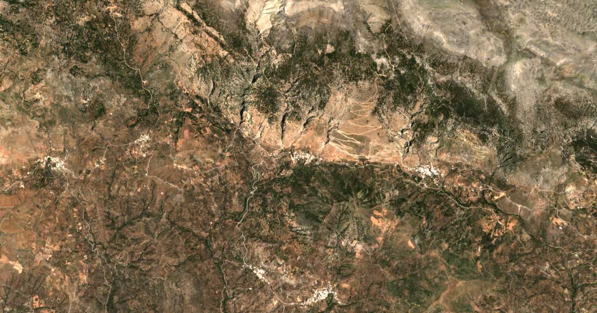Carte satellite de Kamáres