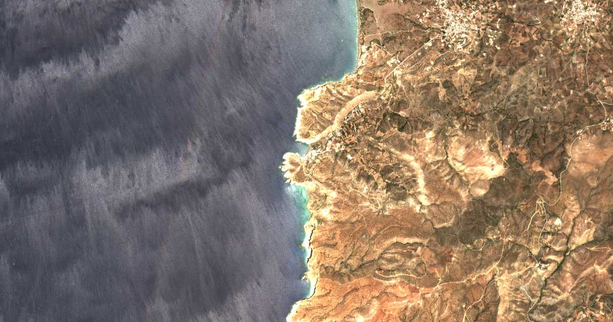 Carte satellite de Mátala