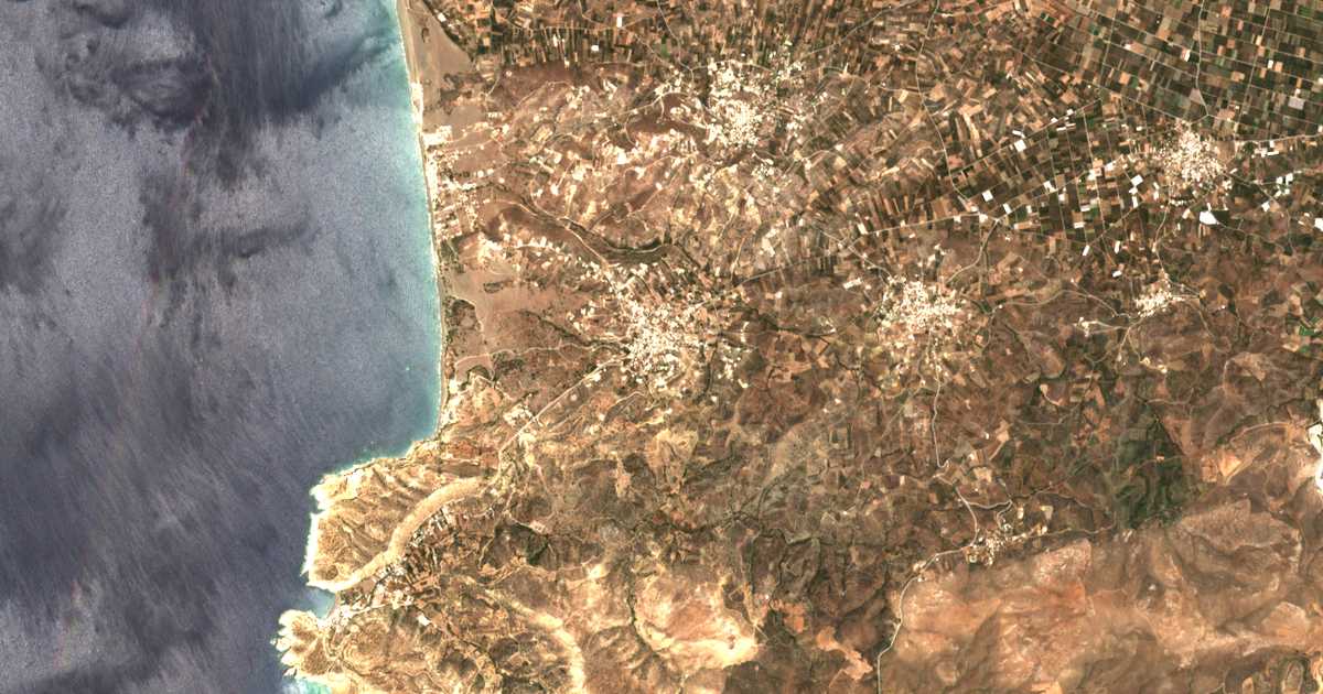Carte satellite de Pitsídia
