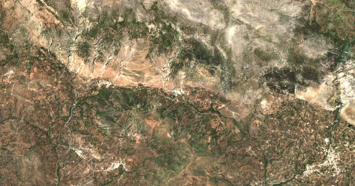 Carte satellite de Vorízia