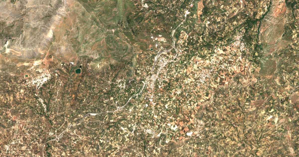 Carte satellite de Agía Varvára