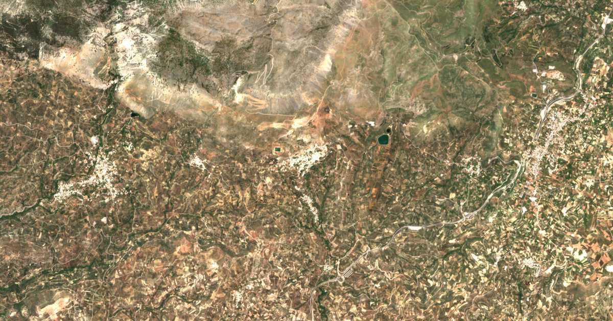 Carte satellite de Gérgeri