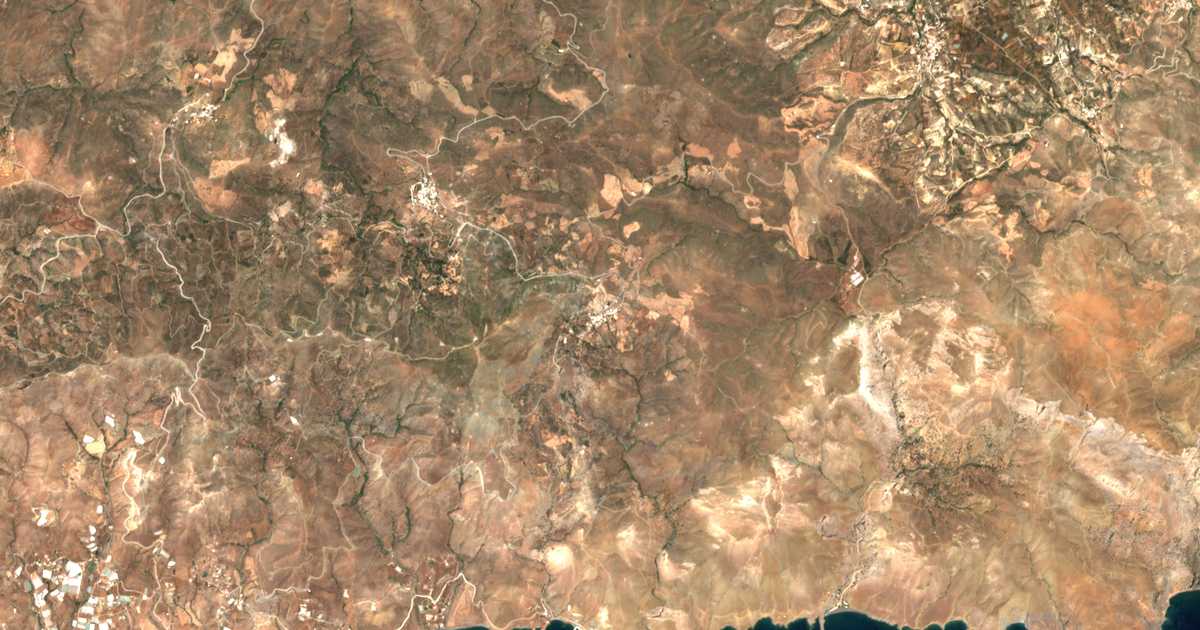 Carte satellite de Krótos