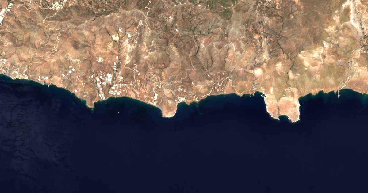 Carte satellite de Léndas