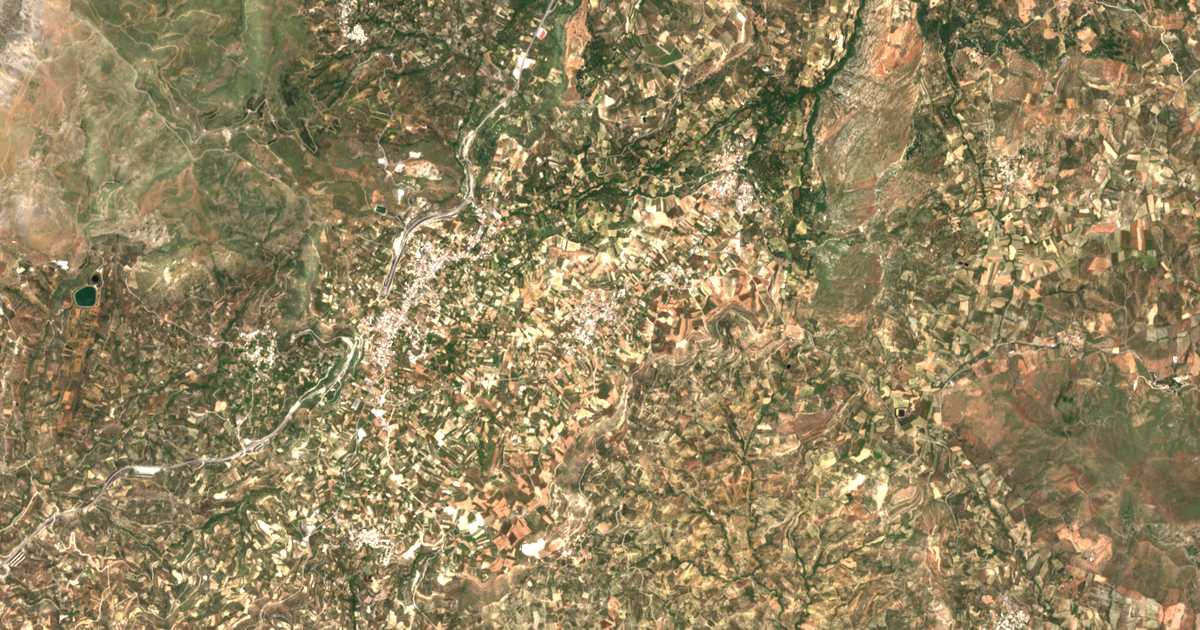 Carte satellite de Megáli Vrýsi
