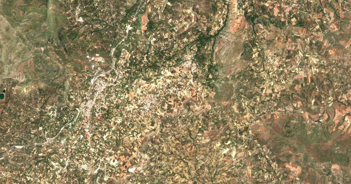 Carte satellite de Prevelianá