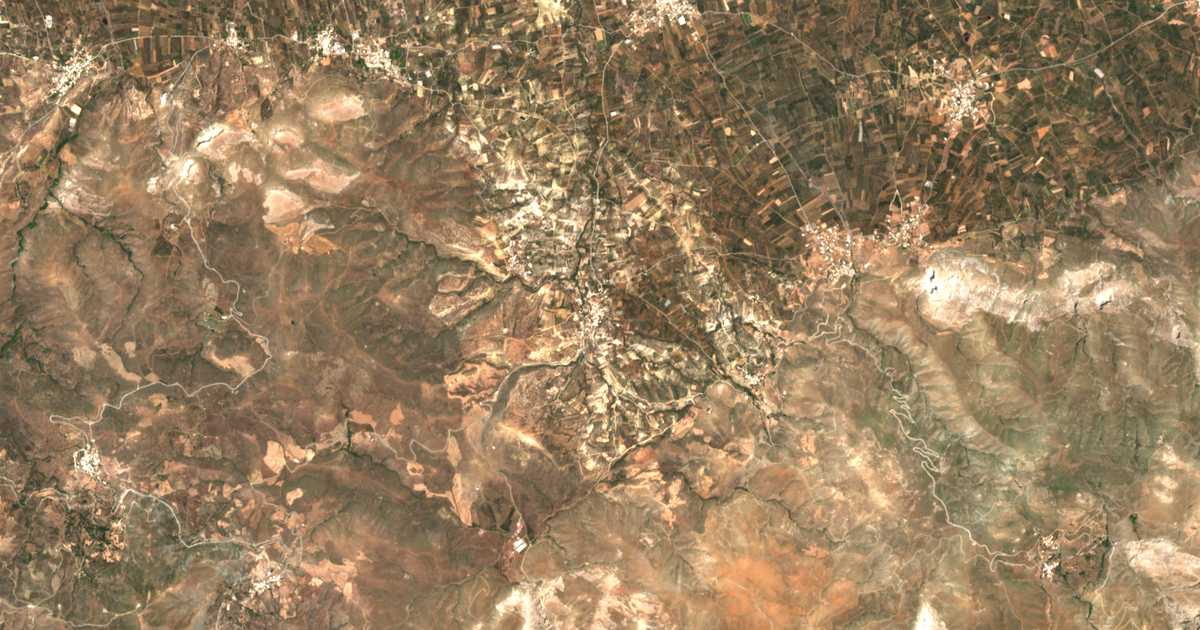 Carte satellite de Vasilikí