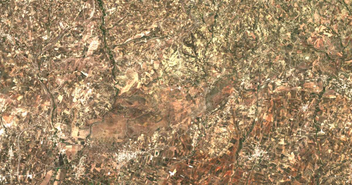 Carte satellite de Vourvoulítis