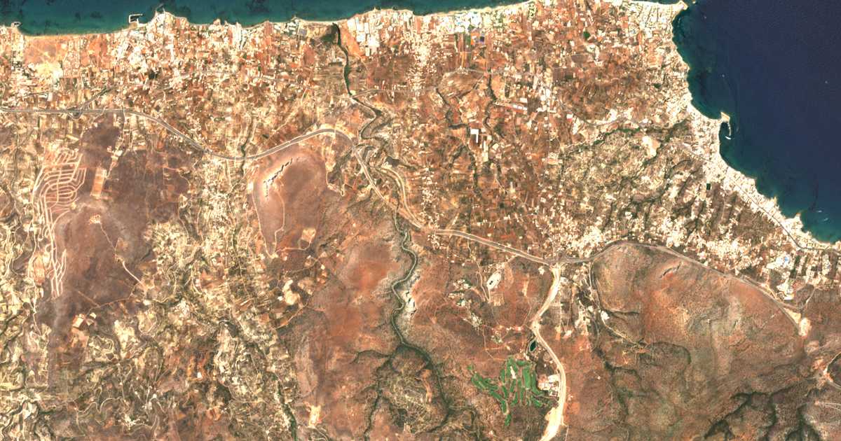 Carte satellite de Agrianá