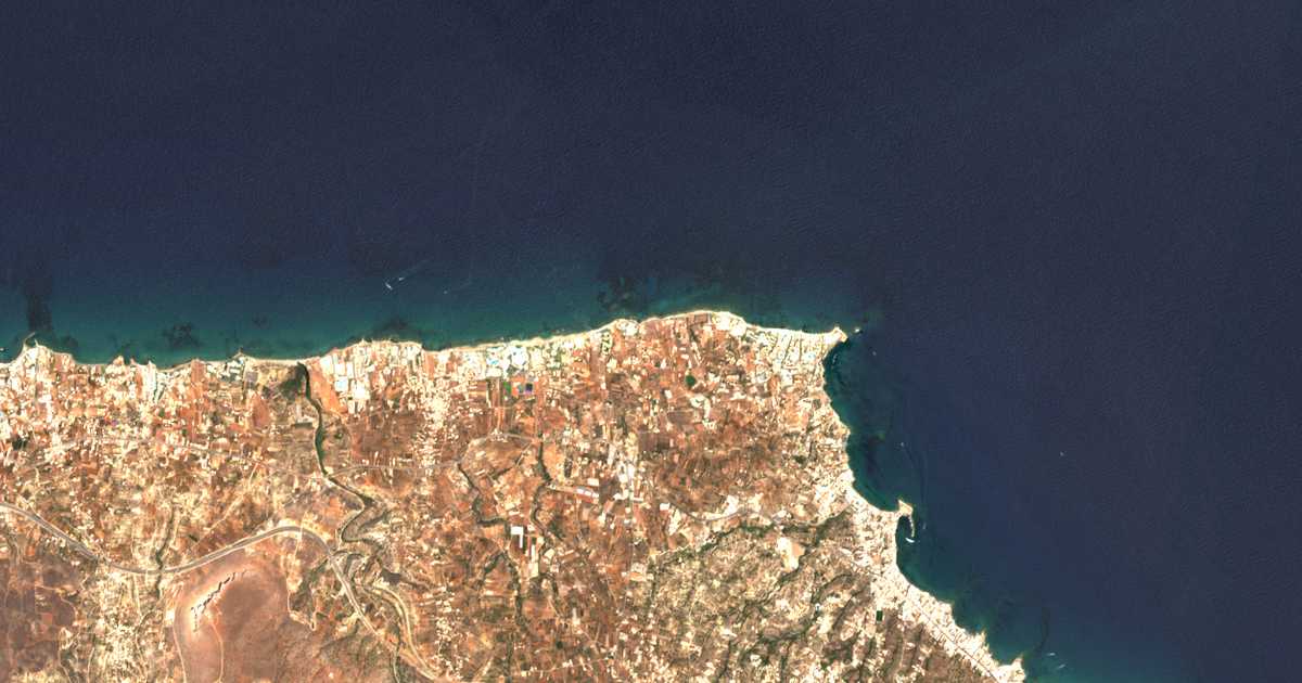 Carte satellite de Agkisarás