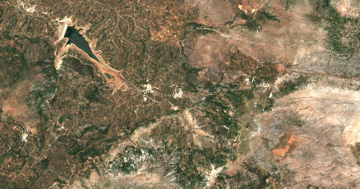 Carte satellite de Goníai