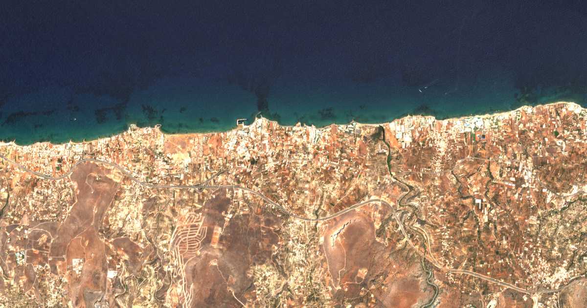 Carte satellite de Káto Goúves