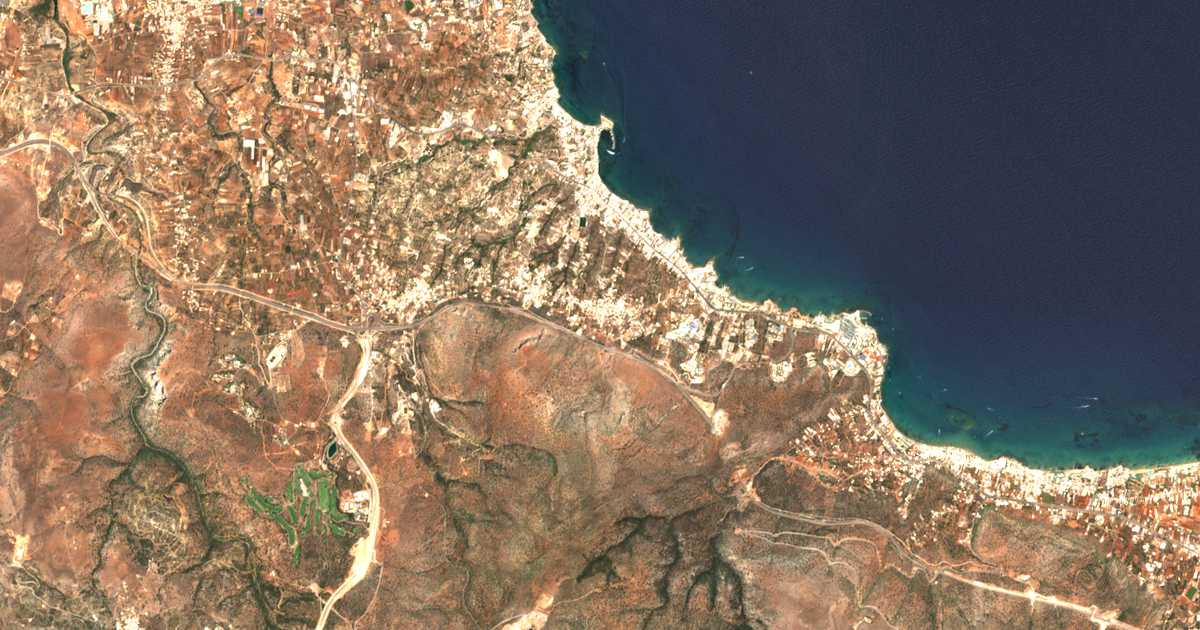 Carte satellite de Koutouloufári
