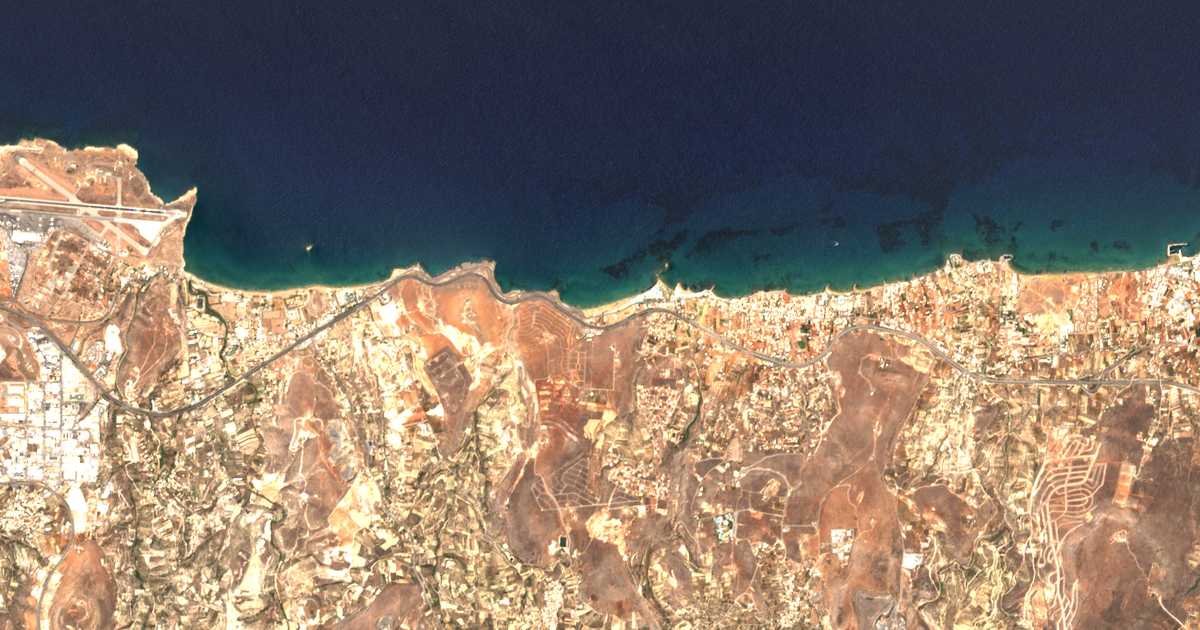Carte satellite de Stavroméno