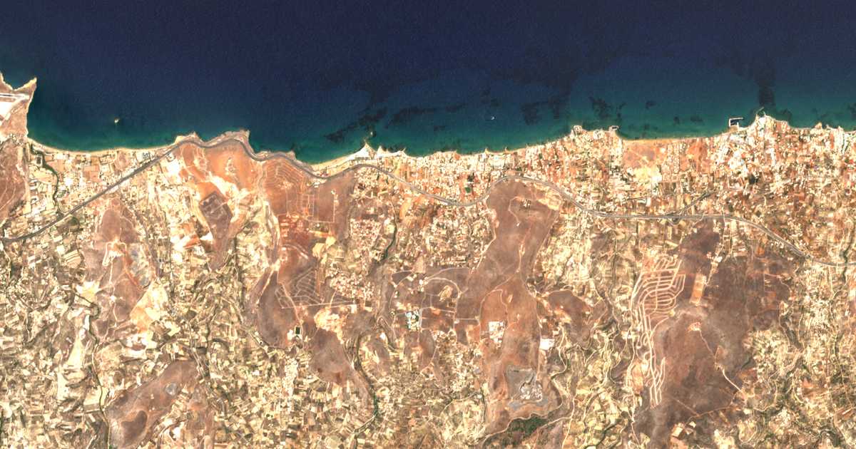 Carte satellite de Vrachókipos