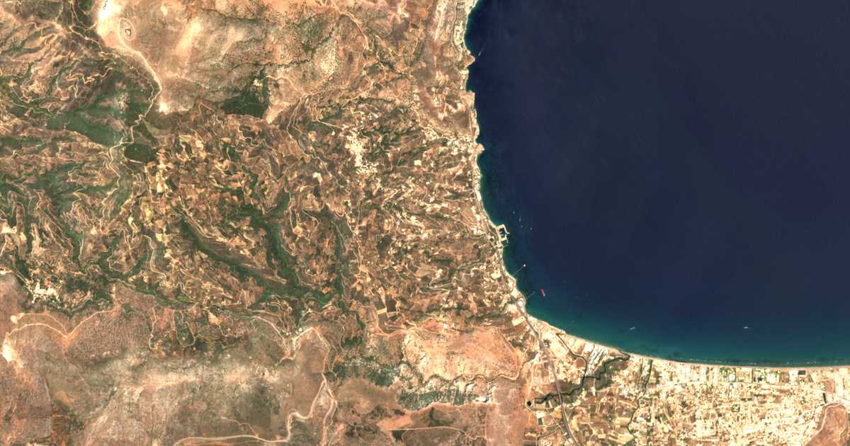 Carte satellite de Ágios Dimítrios