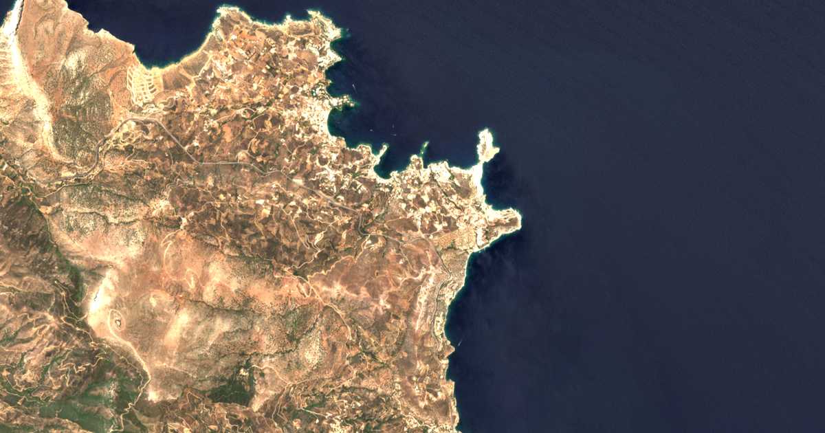 Carte satellite de Ammoúdi