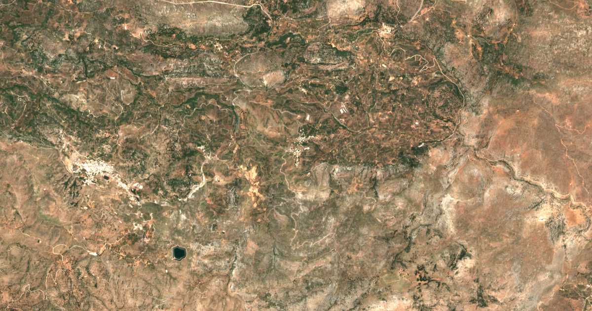 Carte satellite de Goníes