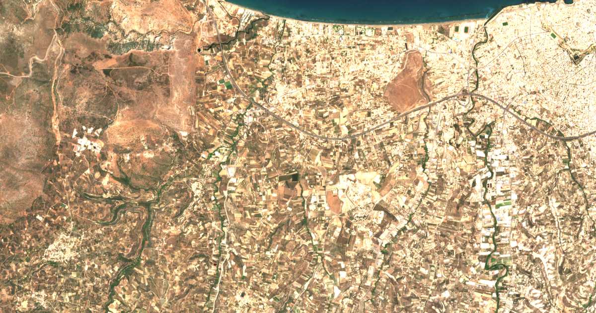 Carte satellite de Kollyvás