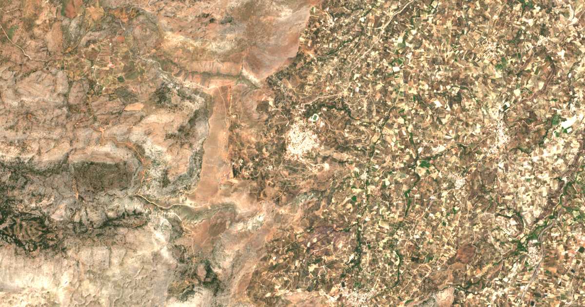 Carte satellite de Krousón