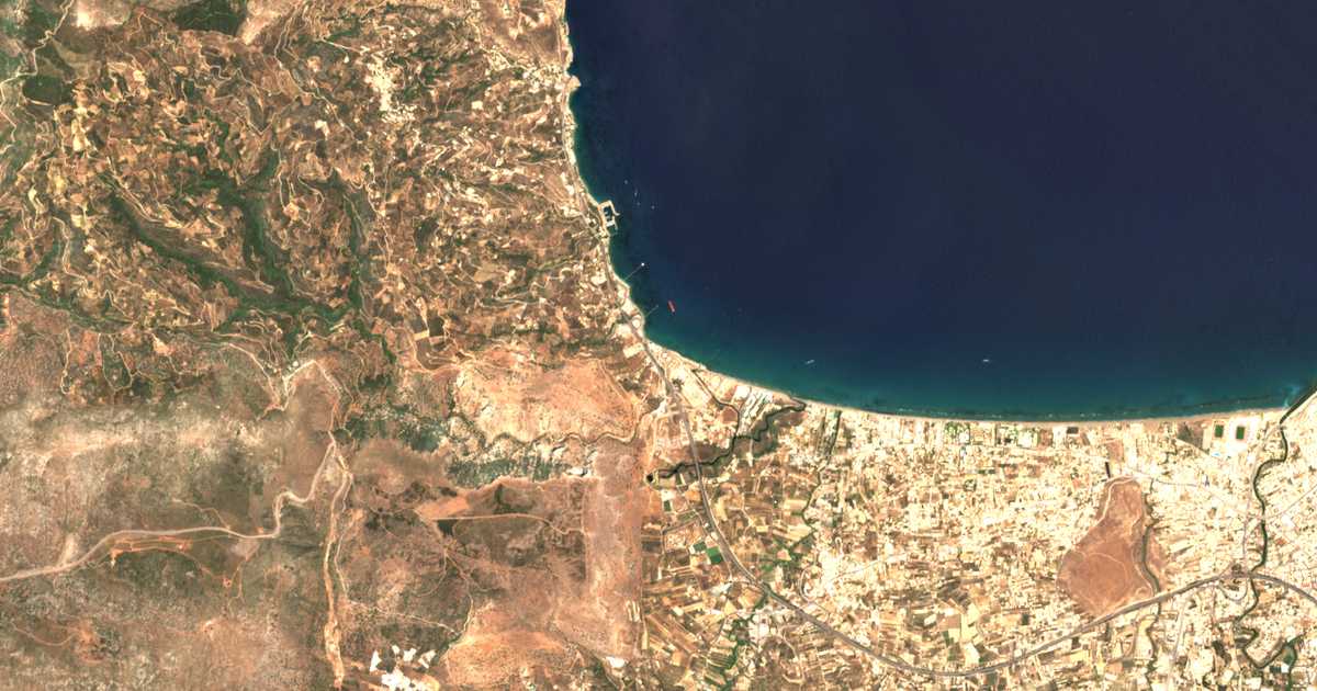 Carte satellite de Linoperámata