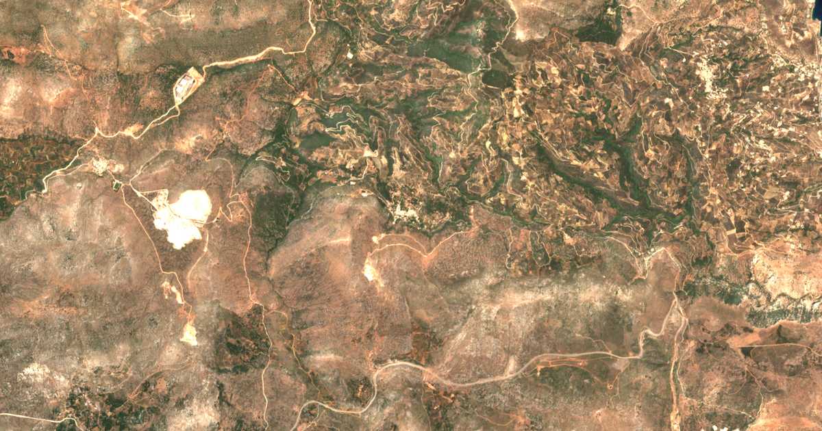 Carte satellite de Márathos