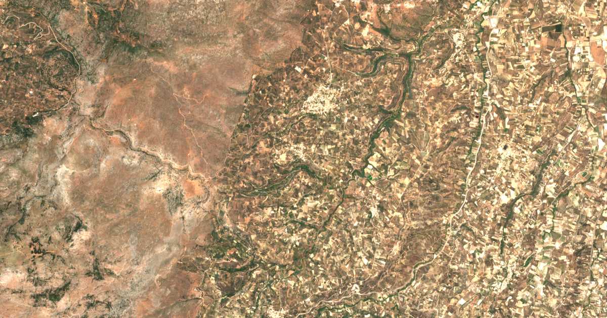 Carte satellite de Moní