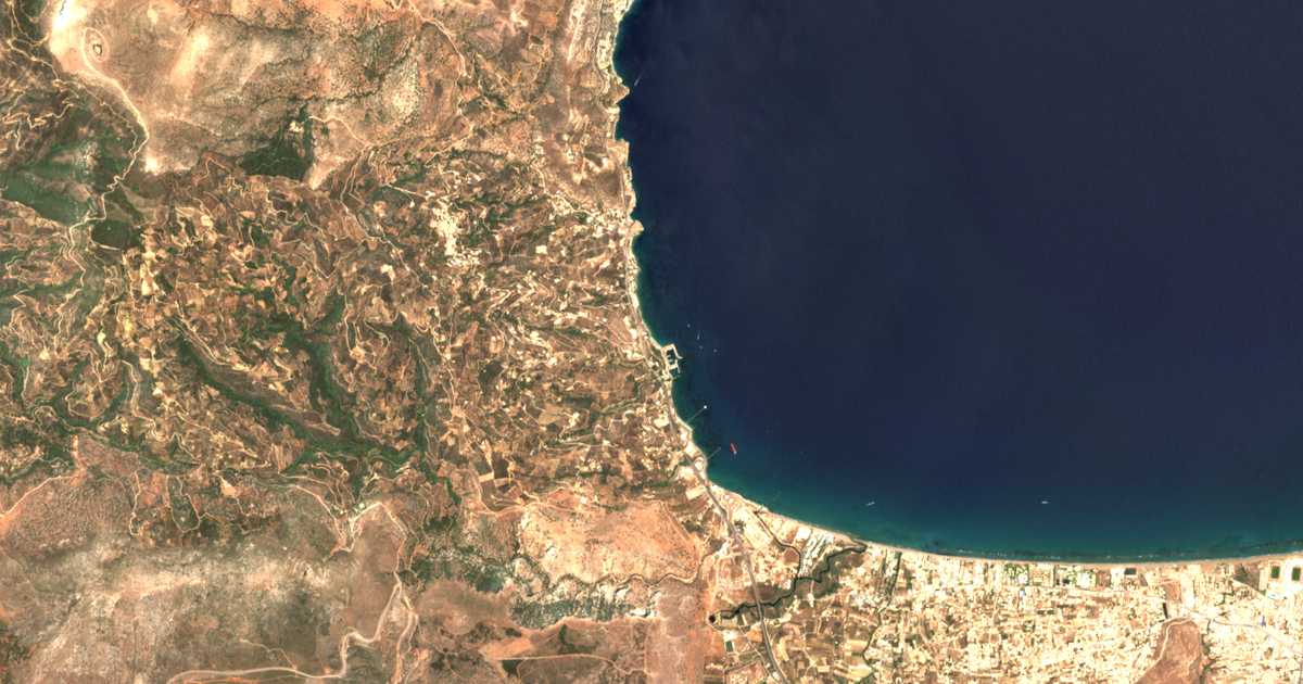 Carte satellite de Pantánassa